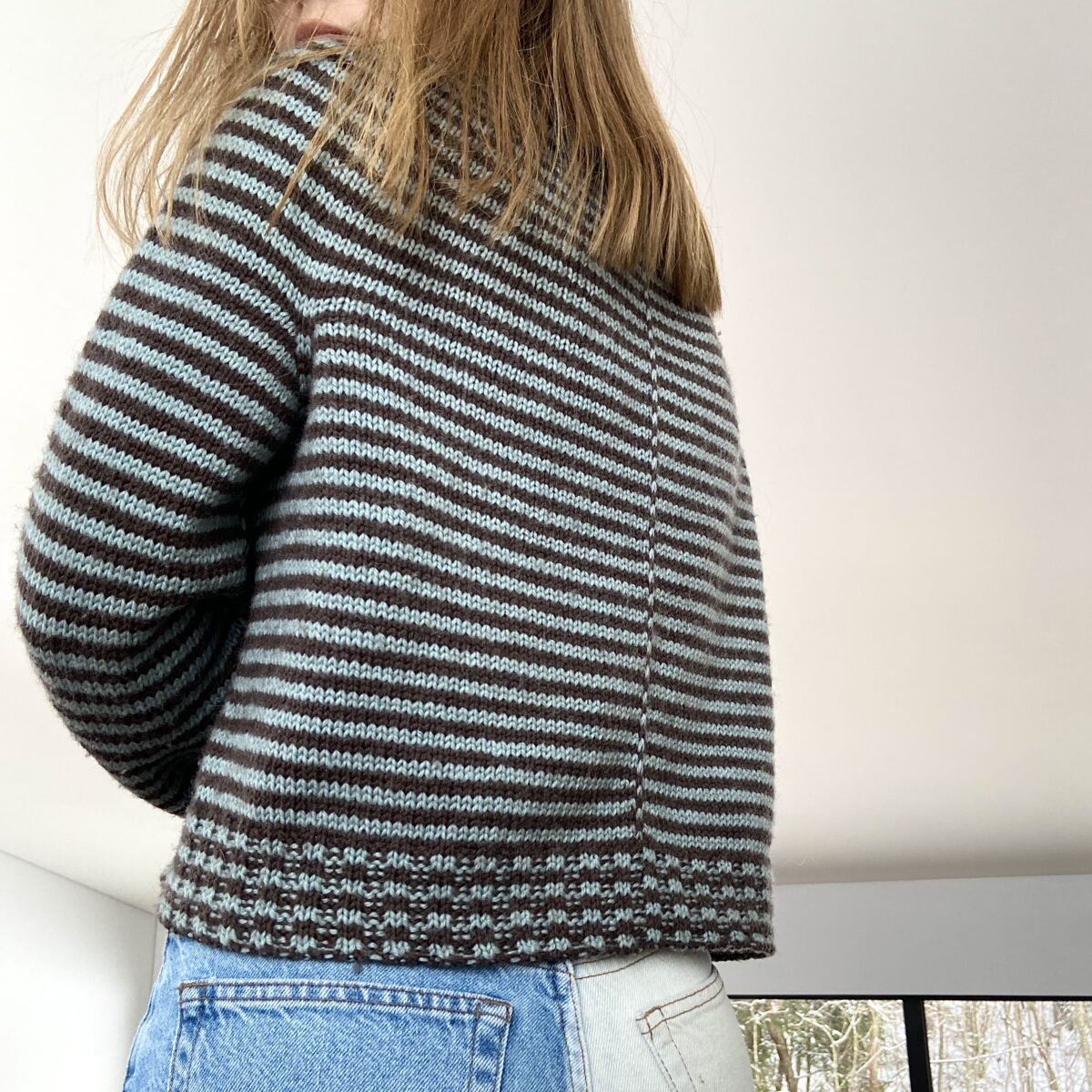 lowkey.bold.knit glitch sweater