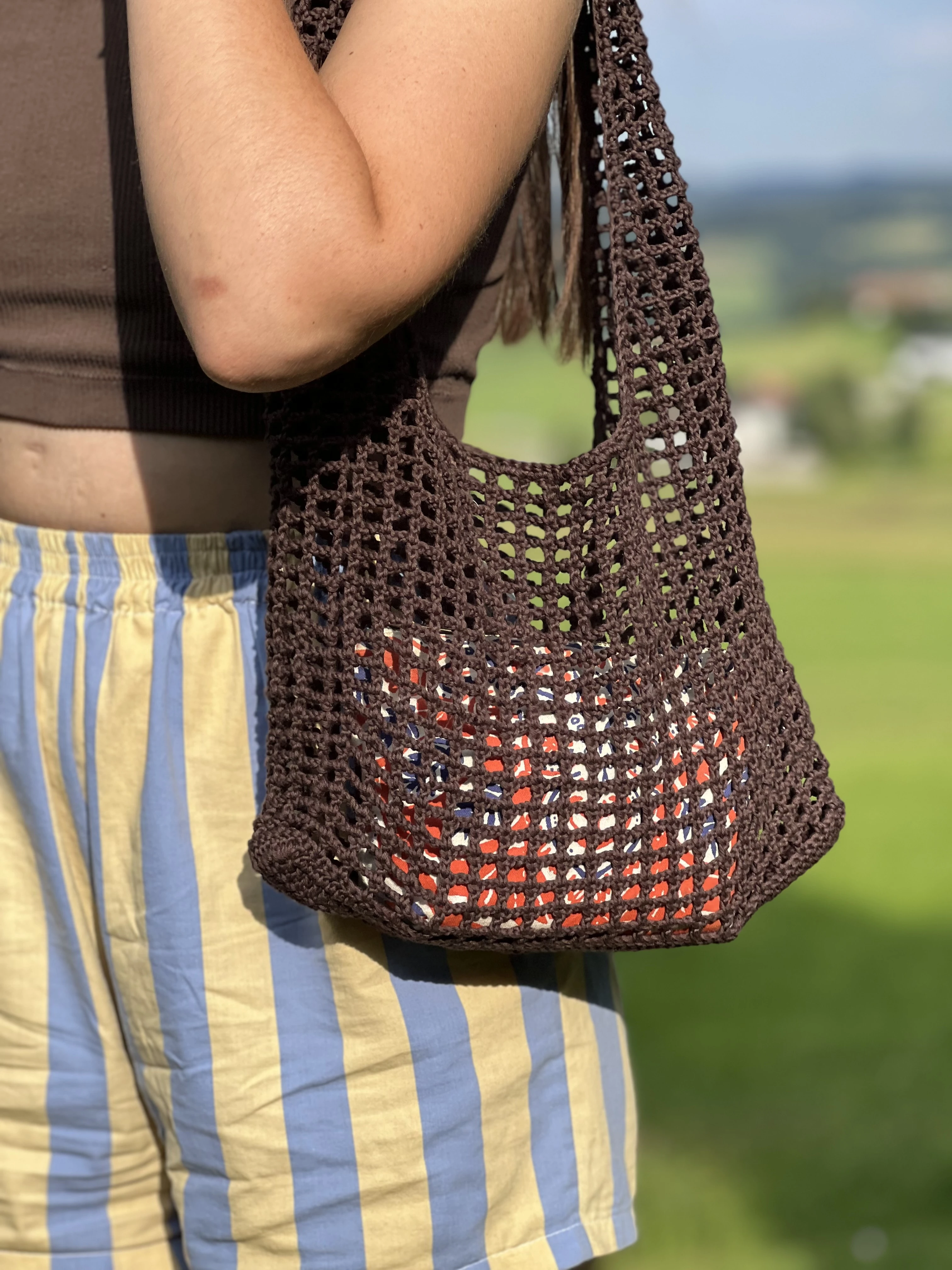 seaside tote bag